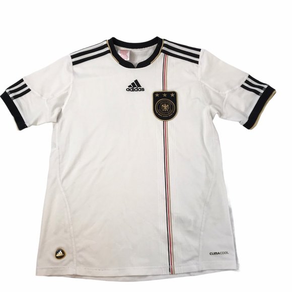 Adidas Soccer Futbol Jersey Short Sleeve, White L